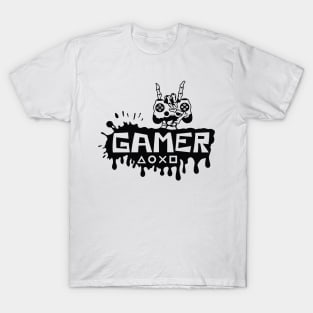 "Gamer" Skeleton Hands T-Shirt